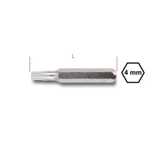 Inserti 4 mm per viti con impronta Tamper Resistant Torx®