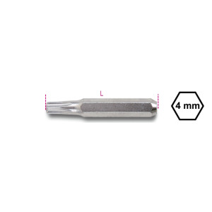 Inserti 4 mm per viti con impronta Torx(R)