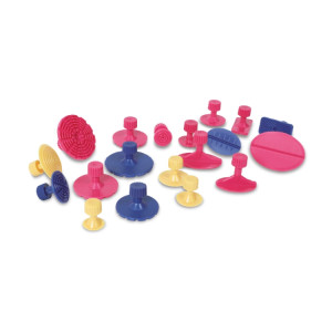 Kit di 19 funghetti di plastica per articolo 1366A