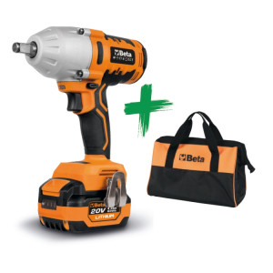 Kit 20V avvitatore a impulsi 600 Nm + borsa in tessuto tecnico