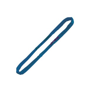 Braca per sollevamento 8t nastro ad anello continuo, blu tessuto in poliestere ad alta tenacità (PES)