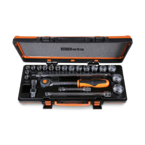 Accessori Per Utensili A Bussola 900 - Chiavi A Bussola Con Attacco Quadro Femmina 1/4" Bocca Bussole Cromate