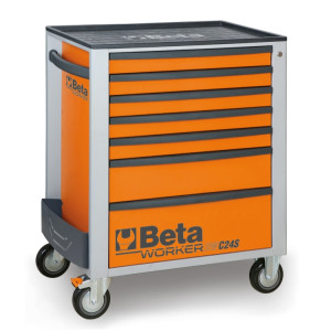 Beta utensili trolley portautensili c43 con assortimento di 212 utensili  universali