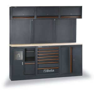 Combinazione arredo officina C45PRO 2.0