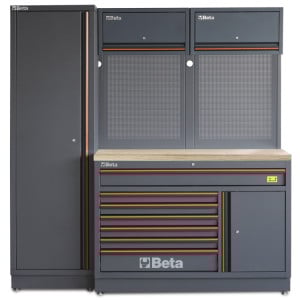 Combinazione arredo officina C45PRO 2.0