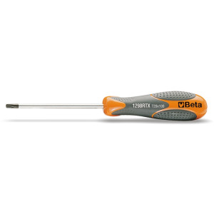 Chiavi maschio con impugnatura, per viti con impronta Tamper Resistant Torx® cromate, punte nere