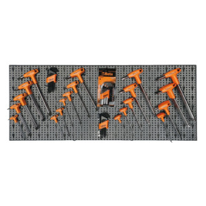 Assortimento di 176 utensili  con ganci senza pannello