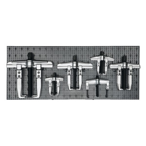 Assortimento di 14 utensili  con ganci senza pannello