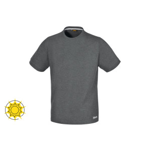 T-shirt work in cotone jersey 150 gr, grigio melange