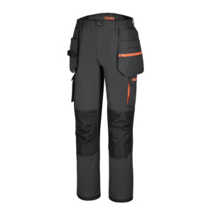 Pantalone flying pockets con inserti in tessuto elasticizzato