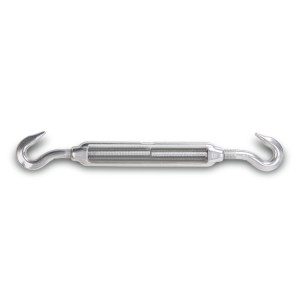 Tenditore a due ganci inox AISI 316