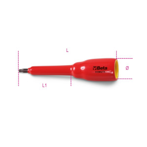 Chiavi a bussola  a giravite maschio  per viti con impronta Torx®  con attacco quadro femmina 3/8"