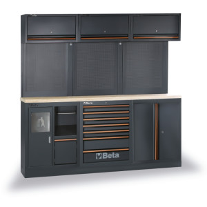 Combinazione arredo officina C45PRO 2.0