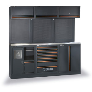 Combinazione arredo officina C45PRO 2.0