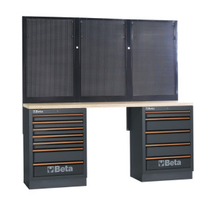 Combinazione banchi arredo officina C45PRO 2.0