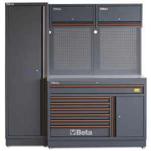 Combinazione arredo officina C45PRO 2.0