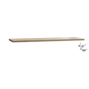 Piano di lavoro C45PRO 2.0 in legno multistrato 2040x615 mm