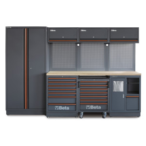 Combinazione arredo officina C45PRO 2.0
