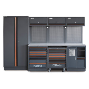 Combinazione arredo officina C45PRO 2.0