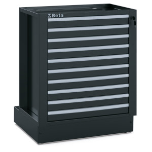Modulo fisso con 10 cassetti per arredo officina RSC50 2.0