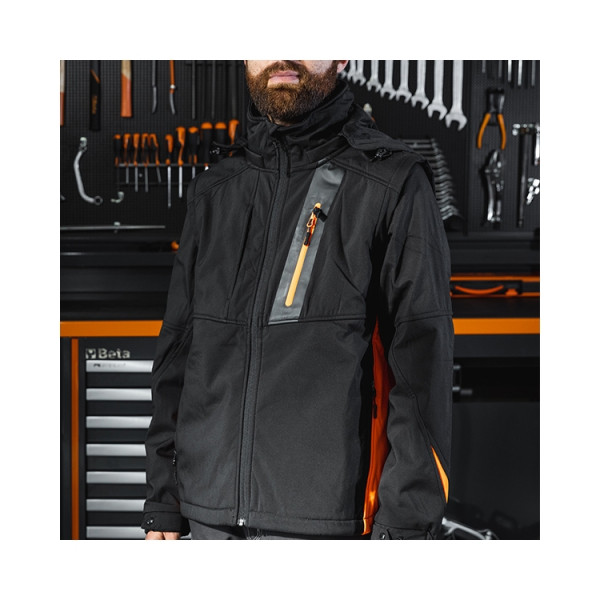 Giacca Softshell Tattica Uomo Impermeabile - Militare Con Cappuccio Per Outdoor, Caccia E Campeggio - Foto 3