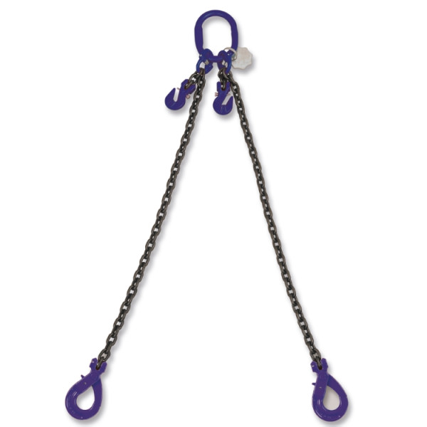 Pendente Di Sollevamento, Gancio Self-Locking E Accorciatore, Catena 2 Bracci G10 - Foto 3