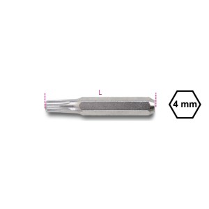 Końcówki wkrętakowe precyzyjne, profil Torx® 4 mm