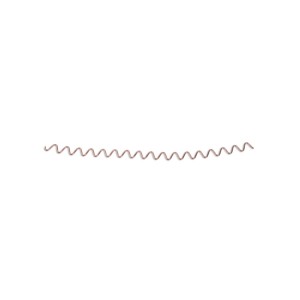 Arame ondulado para utilização com alavanca e barra tira-mossas