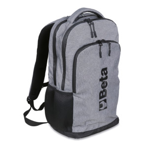 Mochila de trabalho, estilo multi-bolsos, prática e espaçosa, ideal para trabalho e lazer.