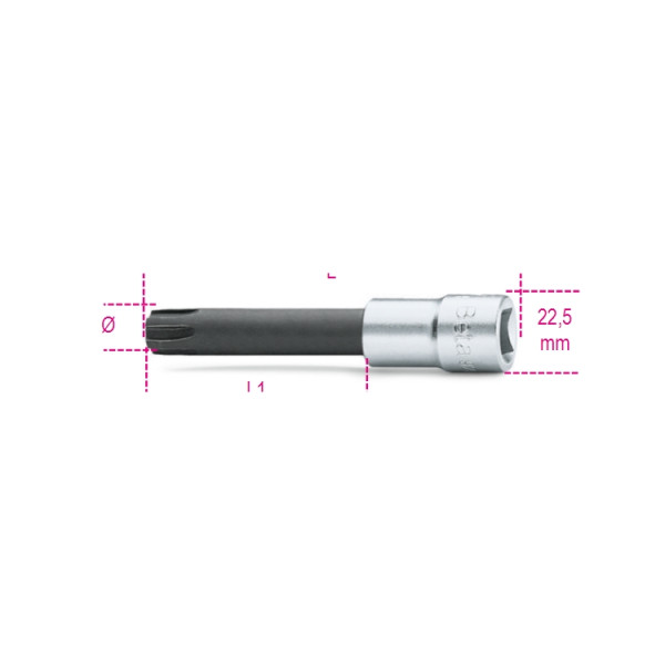 Chaves de caixa com pontas de 6 caneluras 920ES – Beta Tools