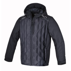 Рабочая куртка-бомбер на подкладке с капюшоном, водостойкая, ноское изделие, защищает от холода, оригинальный дизайн.