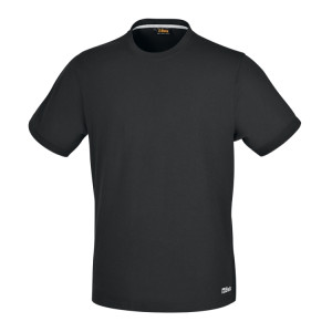 Camiseta de trabalho, confeccionada em jersey de algodão, 150 g/m2, preta