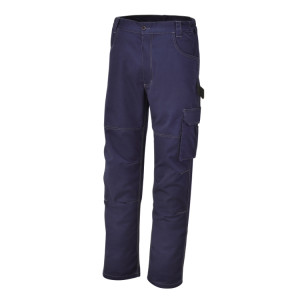 Calças de trabalho,T/C twill, 245 g/m2, azul