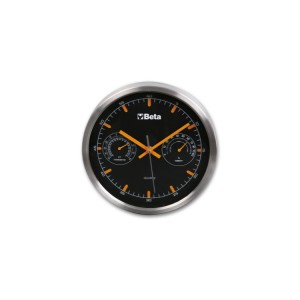 Relógio com termómetro e higrómetro, 26 cm de diâmetro