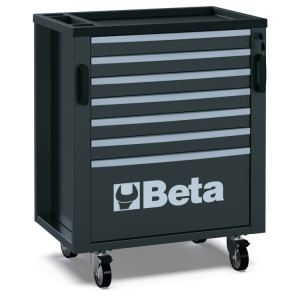 Carro de ferramentas com 7 gavetas, para combinação de mobiliário modular para oficina RSC50 2.0