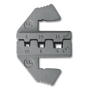 Dies for pre-insulated tubular terminals, 6÷16 mm²