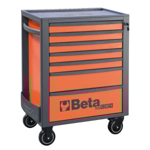 Mobile roller cab with 7 drawers