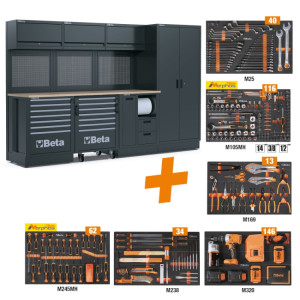 Werkstattmöbelkombination RSC50 2.0 mit 411 Werkzeugen