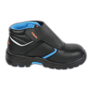 Schnür-Stiefel BASIC PLUS aus wasserabweisendem Glattleder, mit vorderem Schutz