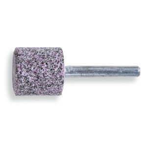Schleifstifte Schleifkörner Korund grau/rosa mit Keramikbindung Zylinderstift