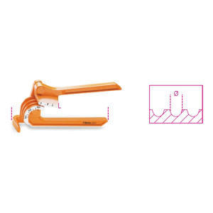 Rohrbiegezangen für dünnwändige  Rohre aus Kupfer und Leichtmetall