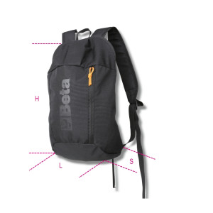 Rucksack aus Polyester Oxford, Abmessungen 41x24x16 cm