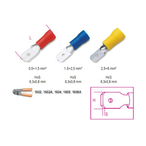 Vorisolierte Schnellterminals Stecker