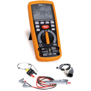 Multimeter/Megaohmmeter für Hochspannungs-Isolationstest. Effektivwertmessung TRUE RMS