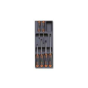 Fester Thermoformateinsatz mit Beta Evox Schraubendrehern für Phillips®-Schrauben