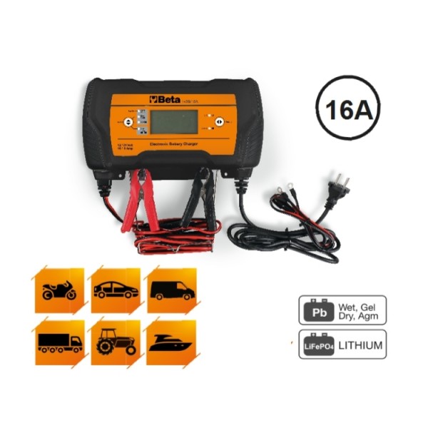 Beta 1498/4A elektronisches Auto-/Motorrad-Batterieladegerät, 6-12 V (Mobile  Ladestation für KFZ-Batterien, Batterieladegerät für Autobatterie oder als  Motorrad Zubehör, ideal für Reisen) : : Auto & Motorrad