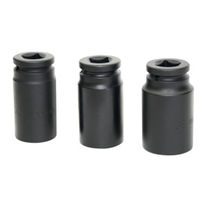 Set of impact sockets