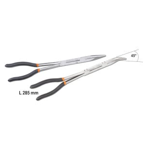 Beta Tools 011680006 1168 160 - Extra Long Bent Needle Nose Pliers