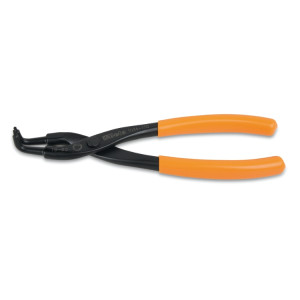 Internal circlip pliers, bent pattern, 90° PVC-coated handles