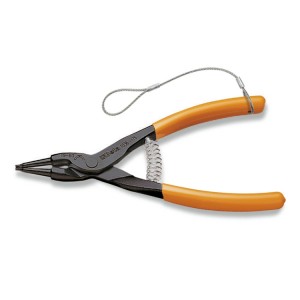 External circlip pliers, straight pattern  PVC-coated handles H-SAFE